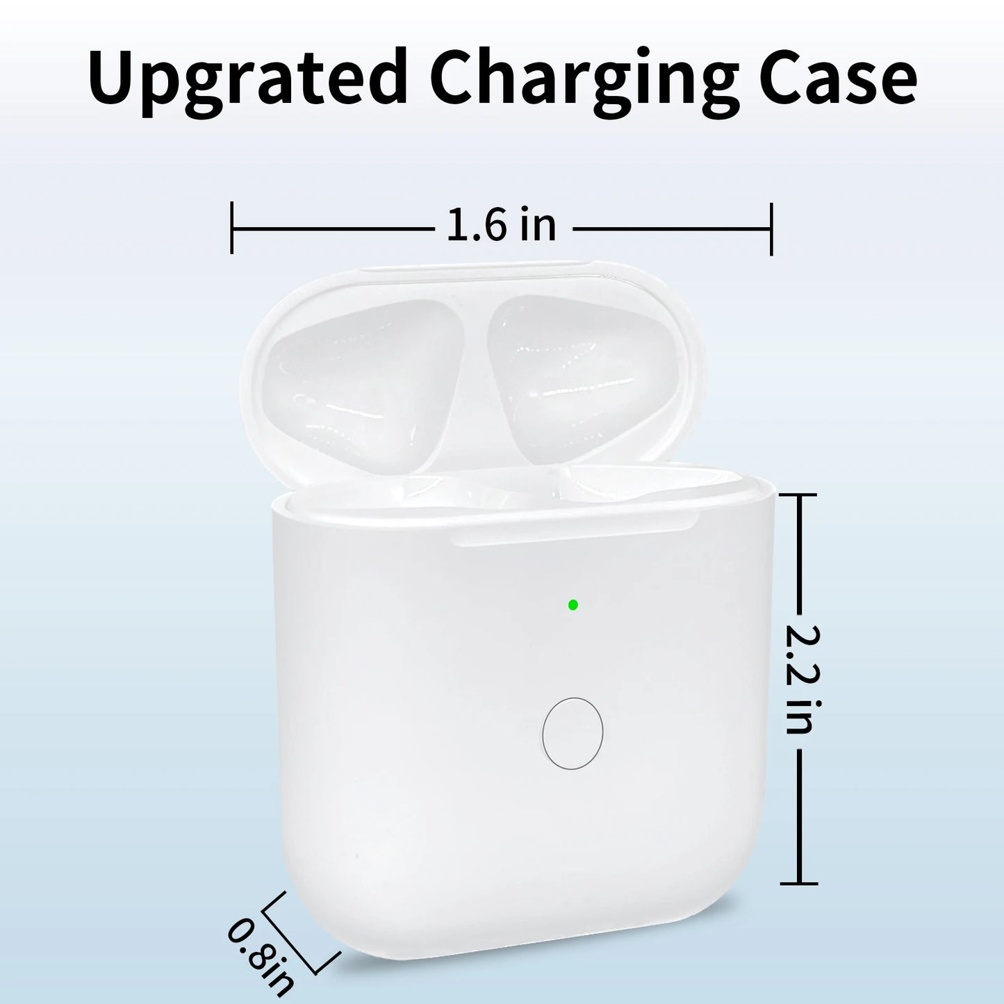 "Universal Replacement Charging Case Compatible with Apple AirPods 1/2 Official-Like F