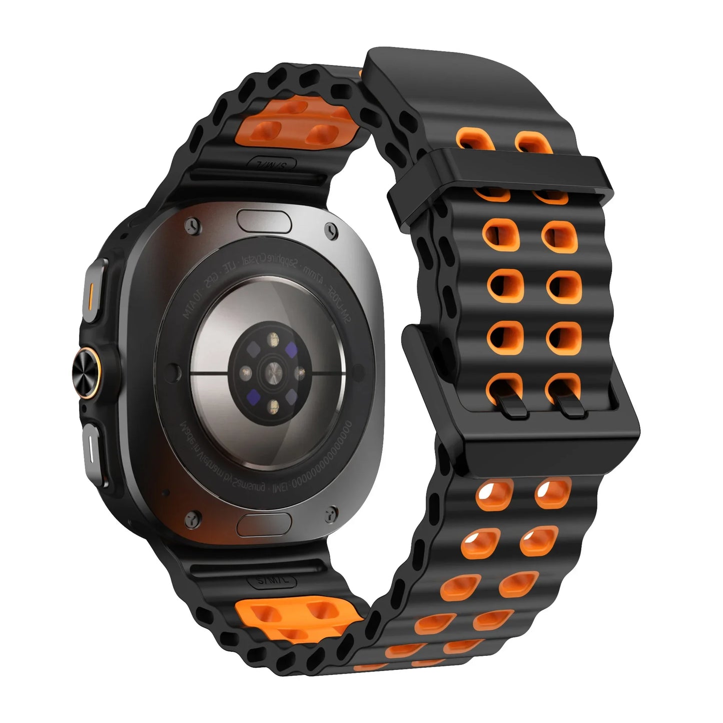 Ocean Strap for Samsung Galaxy Watch Ultra 2025 Sports Silicone Band for Galaxy Watch 8-7 Ultra 47mm Official Original Wristband