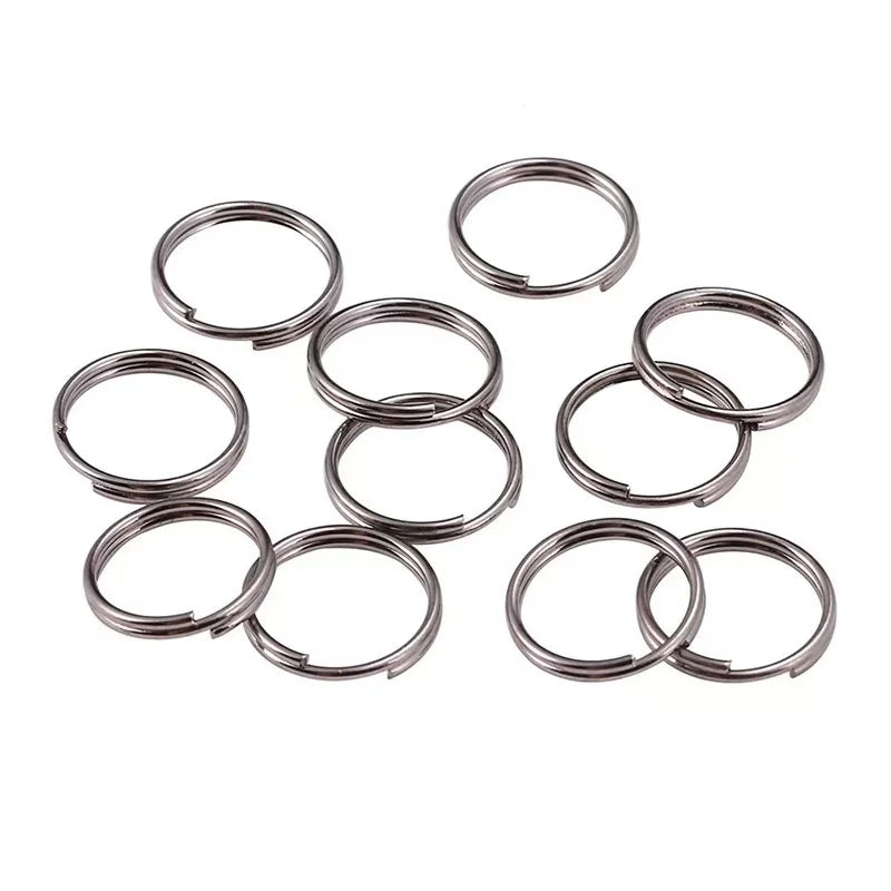200pcs/lot 4 5 6 8 mm Open Jump Rings Double Loops Split Rings Connectors Supplies For DIY Jewelry Making