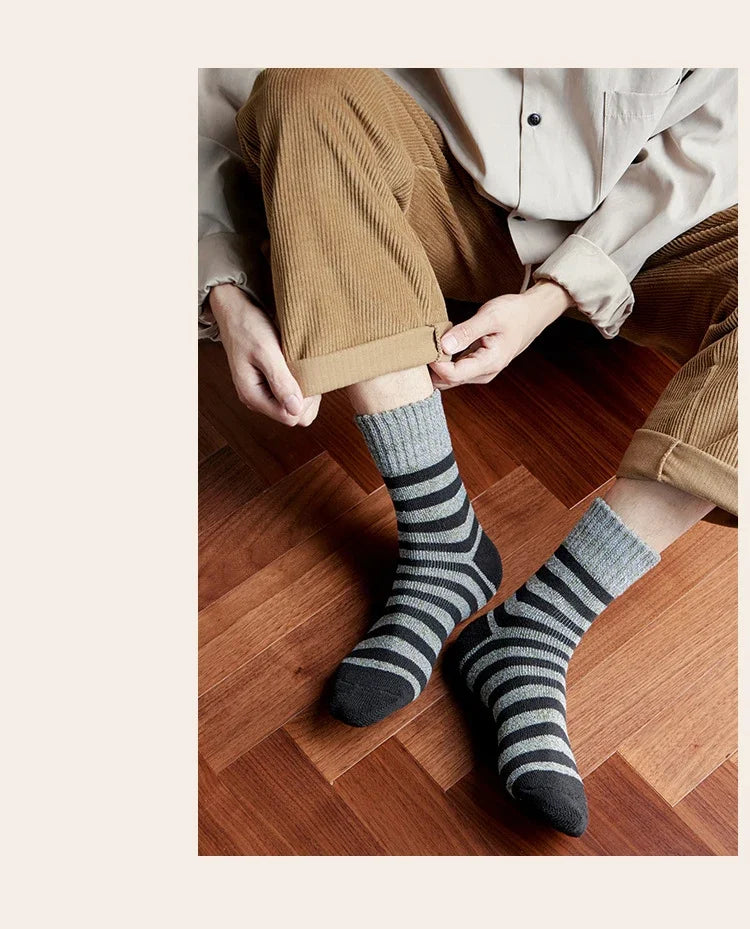 Thicken Wool Socks Men High Quality Towel Keep Warm Winter Socks Cotton Christmas Gift Socks for Man Thermal Against Cold Sock