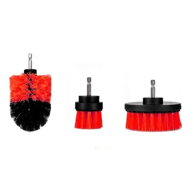 1 PC Electric Scrubber Brush Round Drill Brush Kit Corner Cleaning Brush Kit for Cordless Scrubber Grout Floor Tub Shower Tile