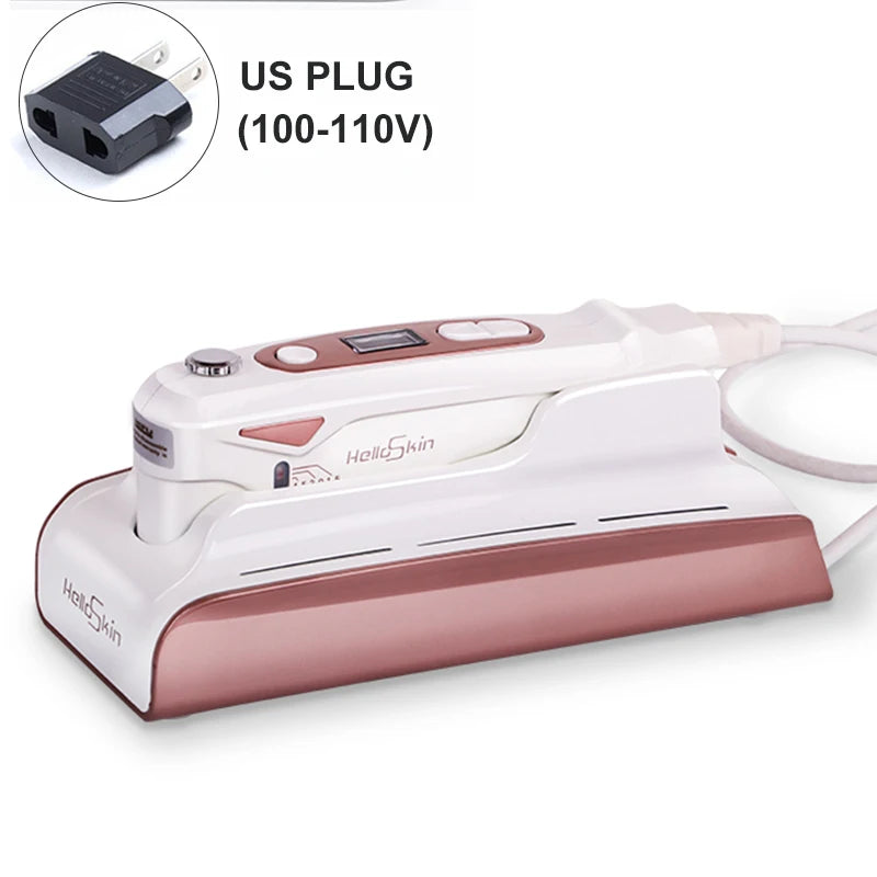 Hifu Focused Beauty Machine Mini Hifu Therapy Skin Tightening Facial Lifting Delicate Skin Whitening Device Anti Wrinkle Aging