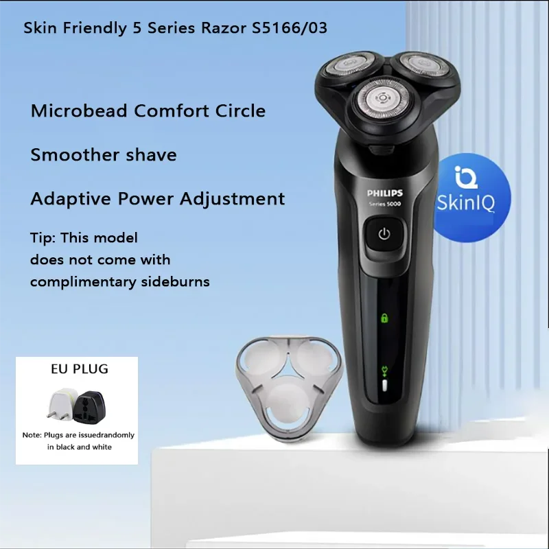 PHILIPS S5366 Electric Shaver IPX7 Full-body Wash Men's Grooming Comfort Shaving Flash Charge Beard Razor with Sideburns Trimmer