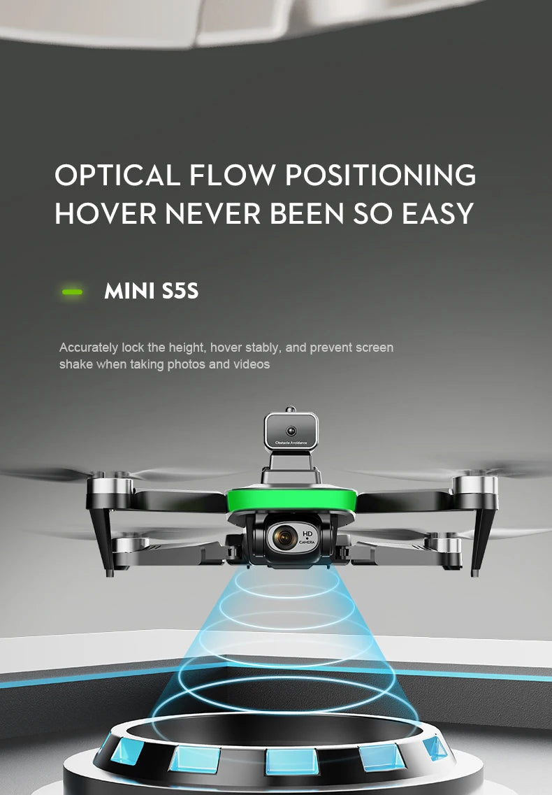 New S5S Mini Drone 4k Profesional 8K HD Camera Obstacle Avoidance Aerial Photography Brushless Foldable Quadcopter 1.2km