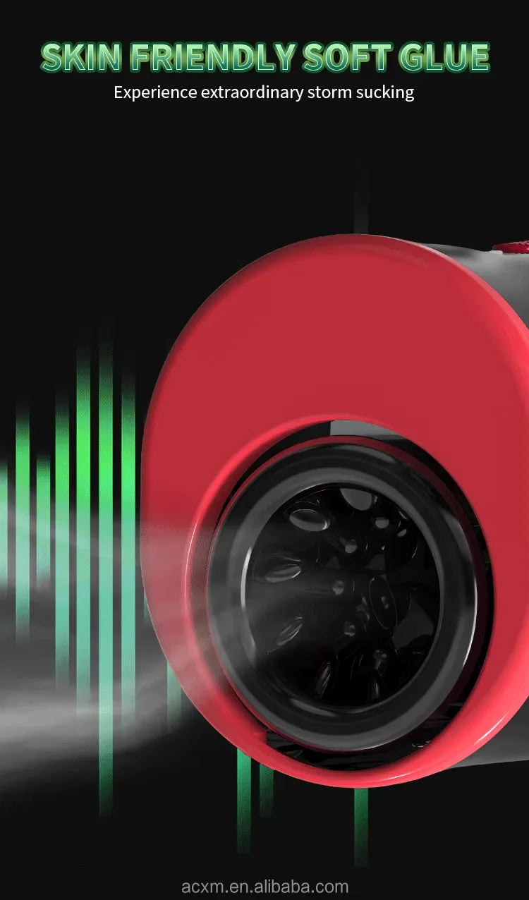 New APP Bluetooth Control Wearable Auto Male Masturbator with 6 Thrusting Vibrating Masturbation Stroker Machine Cup for Men