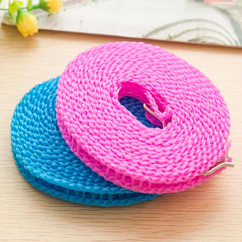 Outdoor Clothesline Nylon Non-Slip Laundry Line Rope Travel Business Windproof Clothes Cord 5/10 Meter Long