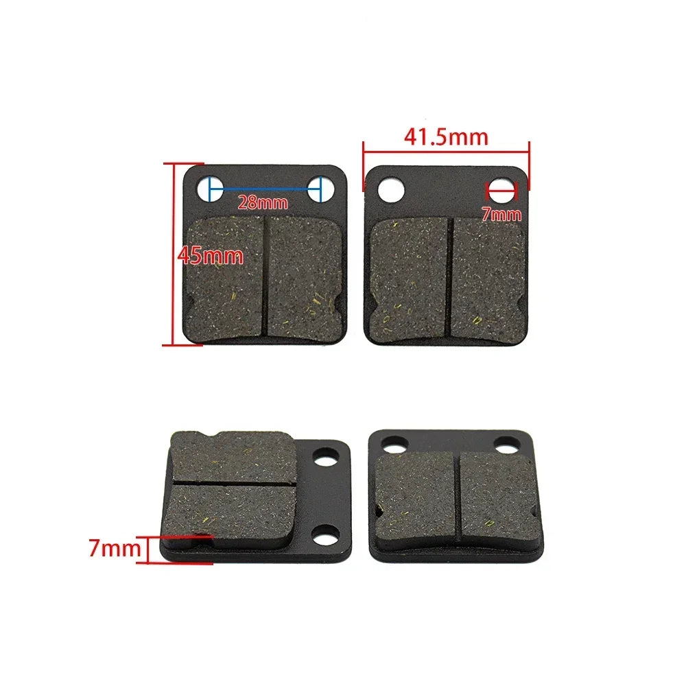 1 pair Motorcycle BRAKE PADS 50cc - 250cc ATV Quad Go Kart Most Dirt Pit Bike Scooter Hydraulic Brake PADS