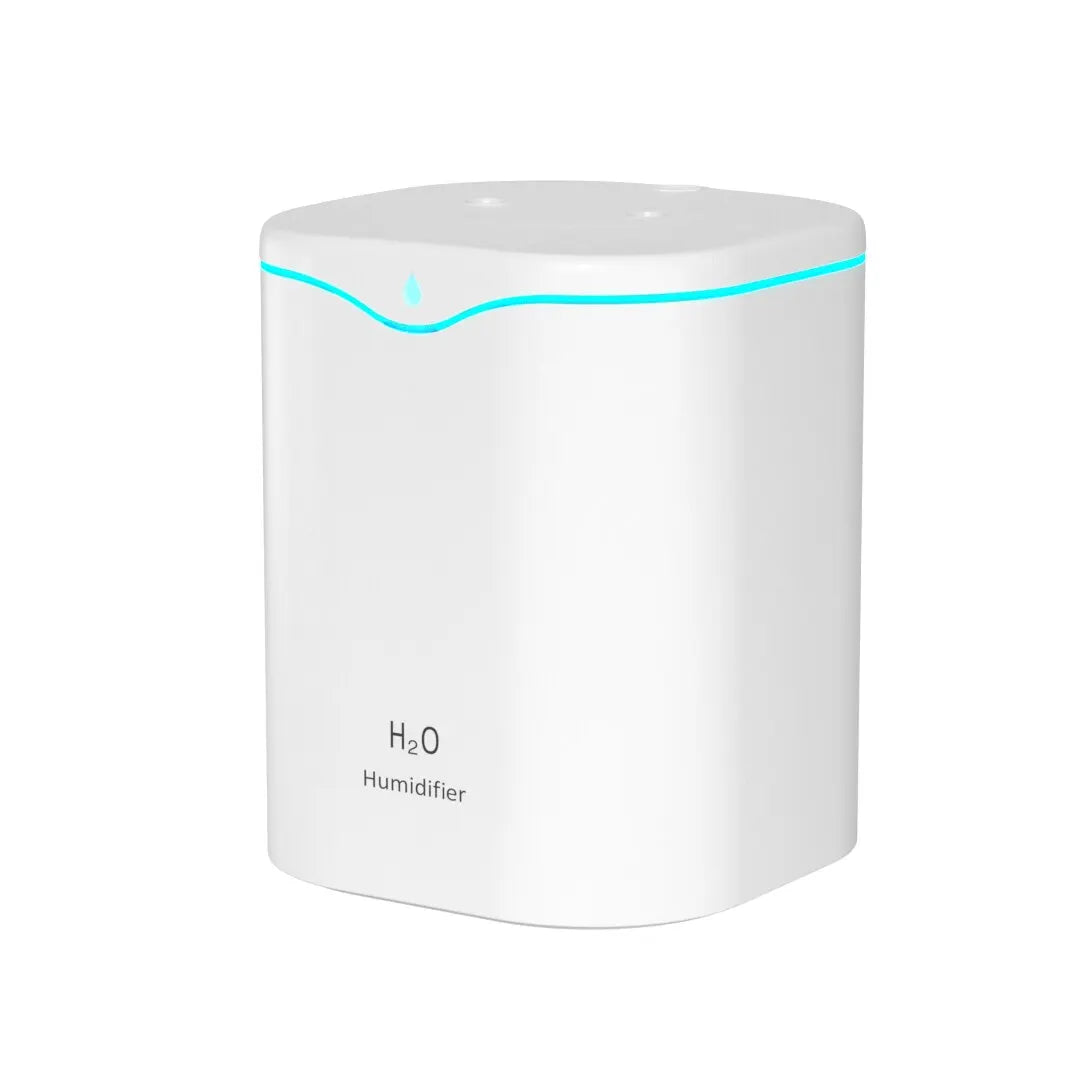 New USB Double Spray Humidifier Home USB Desktop Small Humidifier 2L Capacity Portable Clean Air Humidifier