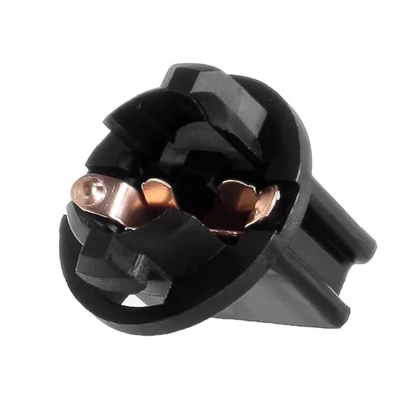 10Pcs T10 Twist Lock Plug and Play Bulb Holder Sockets T10 W5W 168 192 194 Twist Lock Wedge Bases Lamp Dash