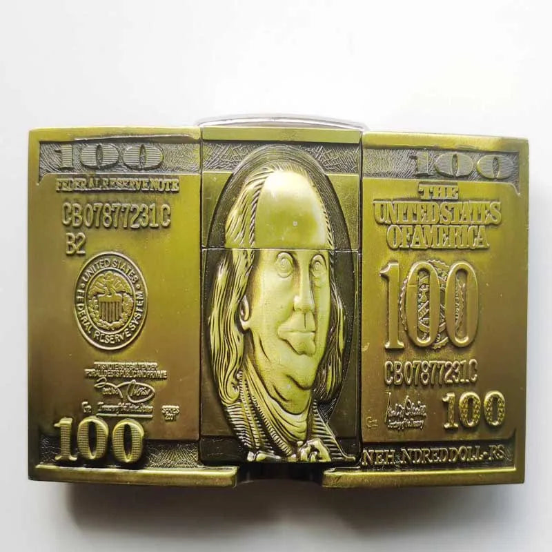 Poker PlayCard series Kerosene Lighter belt buckle, popular in Europe and America