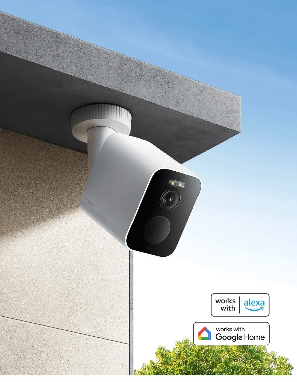 Xiaomi BW500 Outdoor Camera 2.5K HD Night Vision 10m Color AI Security IP67 Waterproof Long Battery Life Smart Home Surveillance
