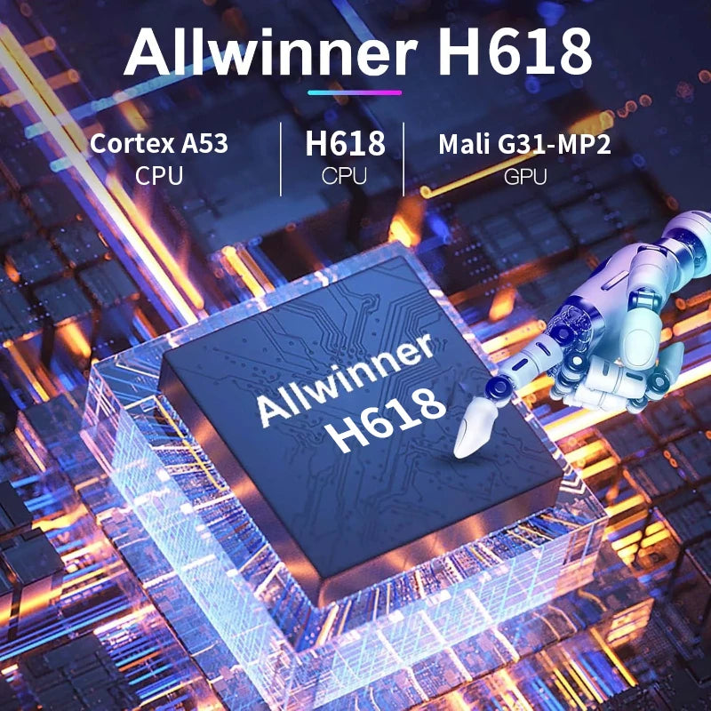 T95Z plus Android 12 Smart TV Box 8K Allwinner H618 BT5.0 WiFi 6 Stream Media Player Multi 16GB/32GB/64GB/128GB ROM Set Top Box