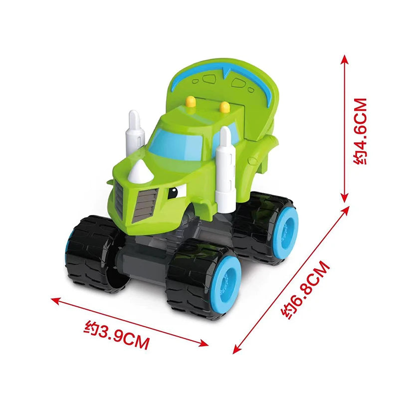 Flame and Machine Monster Car Toys Russian Crusher Truck Vehicles Figure Blaze Toy Blaze The Monster Machines Children's Gifts