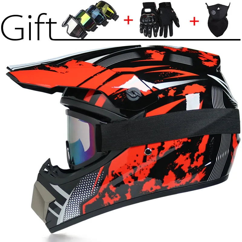 Safety Motocross Helmet Casco Motocross Bicycle Downhill Capacete ATV Cross Helmet Child Motorcycle Helmet Dot Abs 1KG Unisex