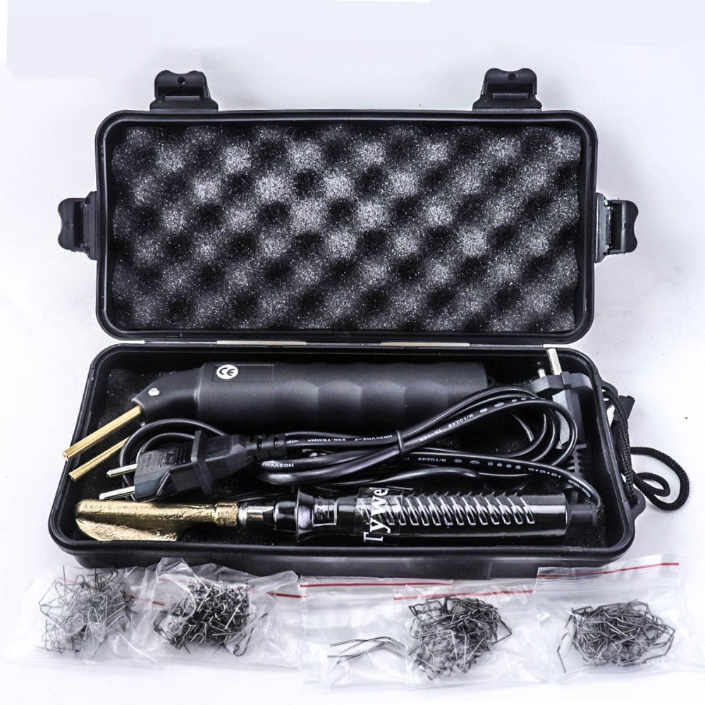 New Heat Gun Plastic Welding Machine Bumper Soldering Iron Staples Bumper Repair Car Tools Kit HOT Stapler Plastic Welder