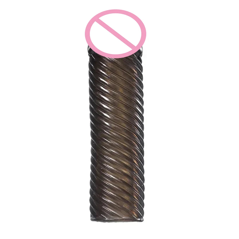 Penis Extender Sleeve Reusable Silicon Spike Dotted Condom Sex Toys Men Dildo Penis Condoms G Spot Stimulation Delay Ejaculation