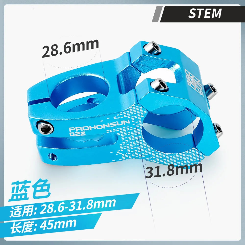 TANKE-MTB Road Bike Stem,CNC Aluminum Alloy Bicycle Parts,High-strength Short Handlebar ,022 XC AM,28.6mm,31.8mmWith cover