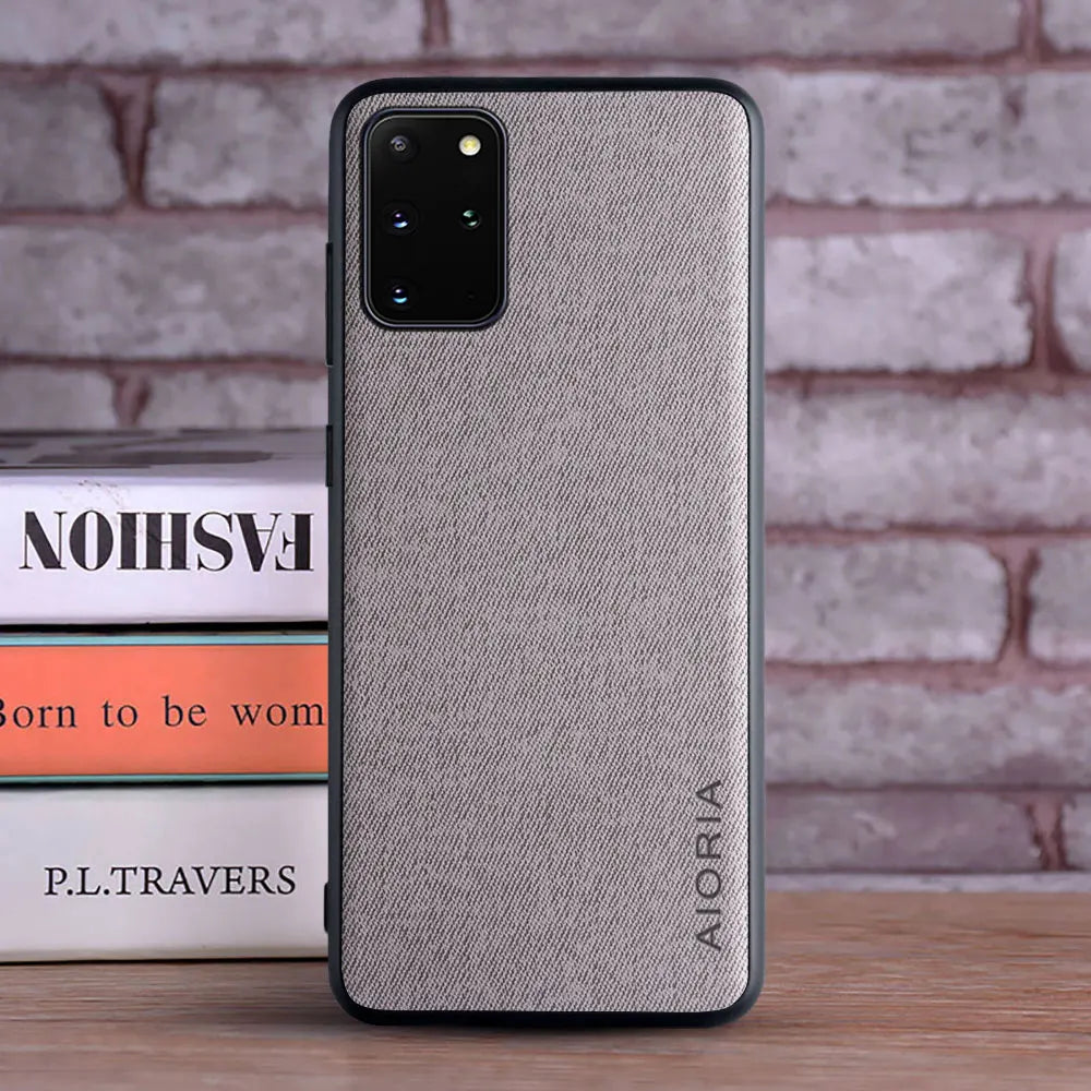Textile Case for Samsung Galaxy S20 Ultra S20 Plus S20 FE S20 S10E S10 Plus S10 lite S10 5G S10X S10 perfect touching feel case