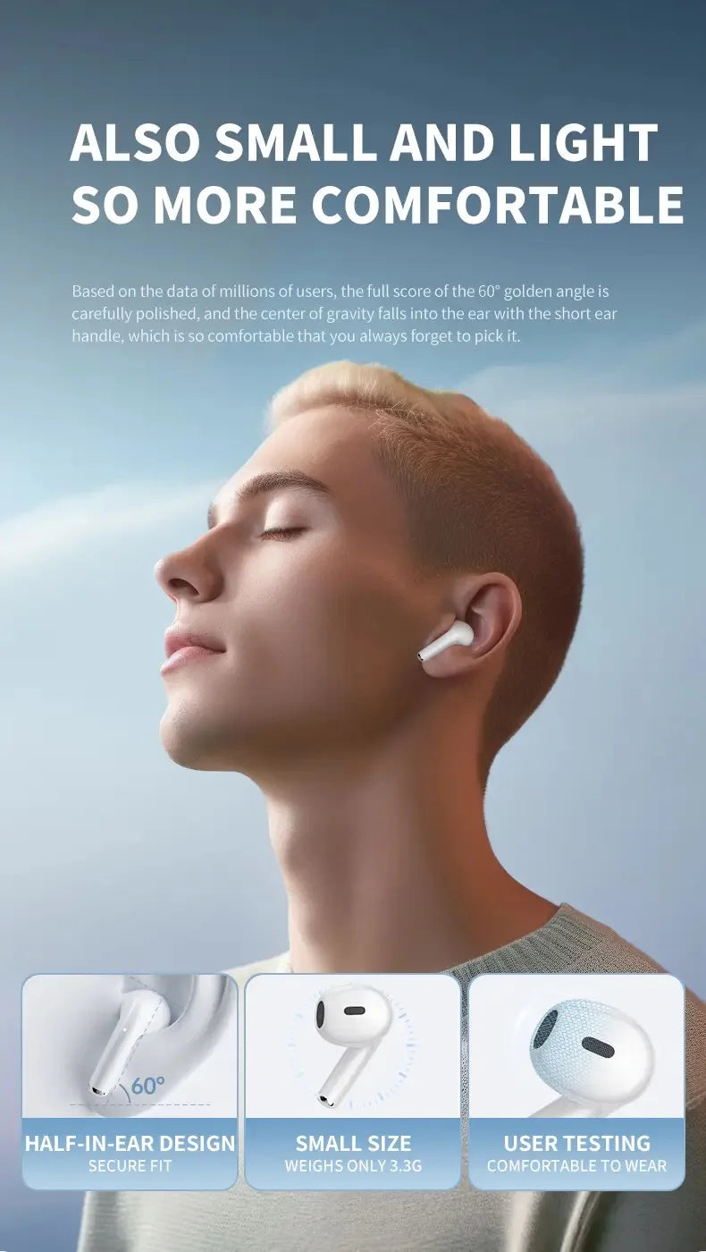 Original AIR ANC Noise Reduction Bluetooth Earphones Microphone wireless earbuds TWS Long battery life Pod Spatial Audio PRO