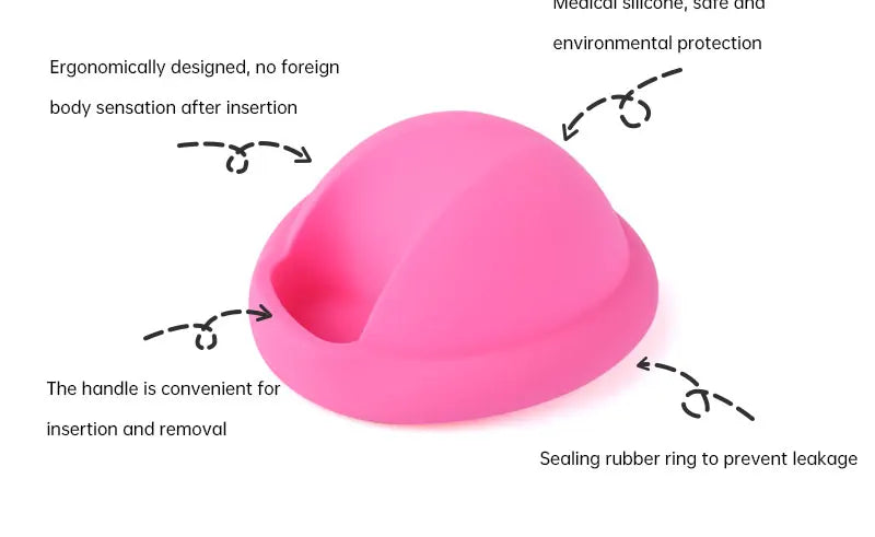 2023 New Menstrual Disk Period Disc Menstrual Collector Silicone Cup Period Cup Feminine Care Tampon Health Beauty Menstrual Cup
