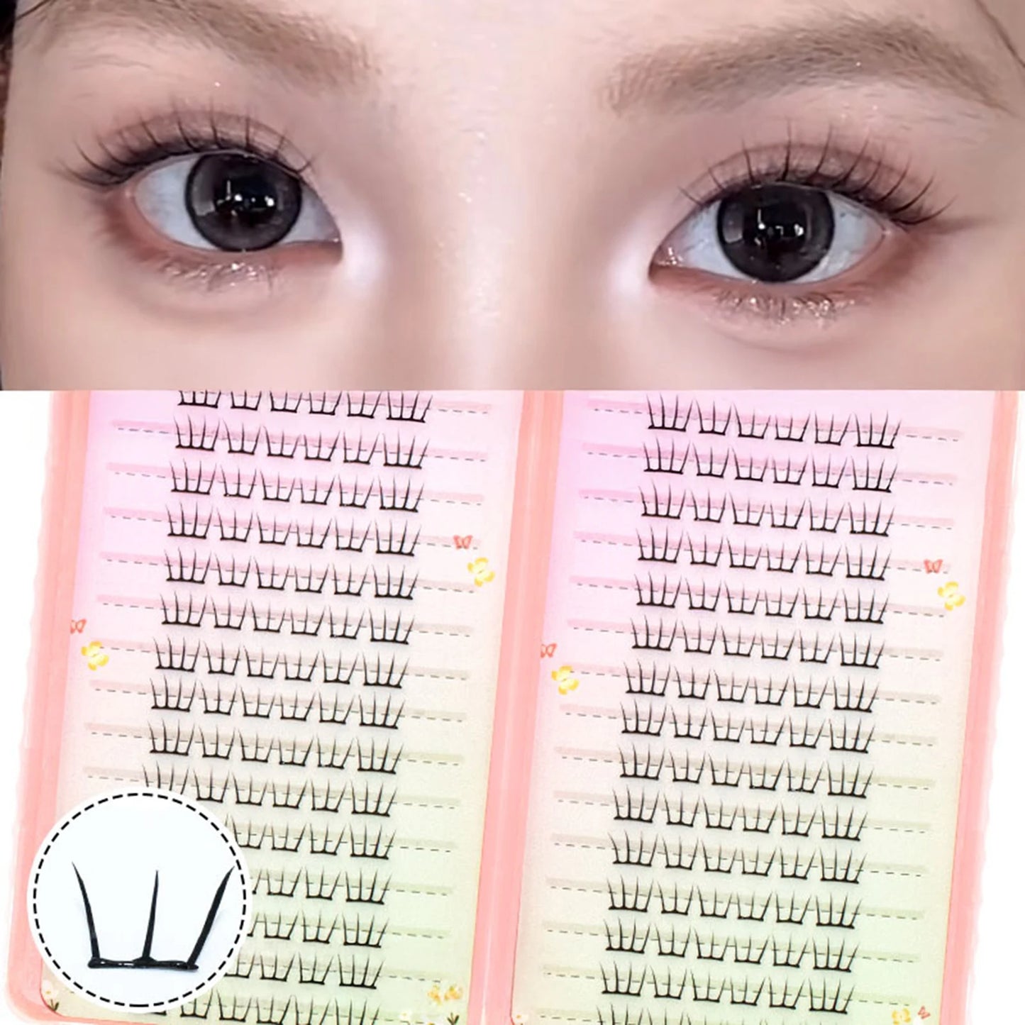 Fairy Eyelashes Thin Flake Eyelash Book For Idol Girls Korean Style False Eyelashes Natural False Eyelashes Extension