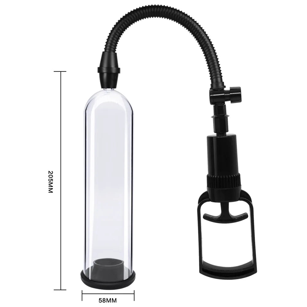 HESEKS Vacuum Sucking Electric Penis Pump Air Water Penis Extender Dick Training Automatic Male Masturbator Sex Toy for Men 18+
