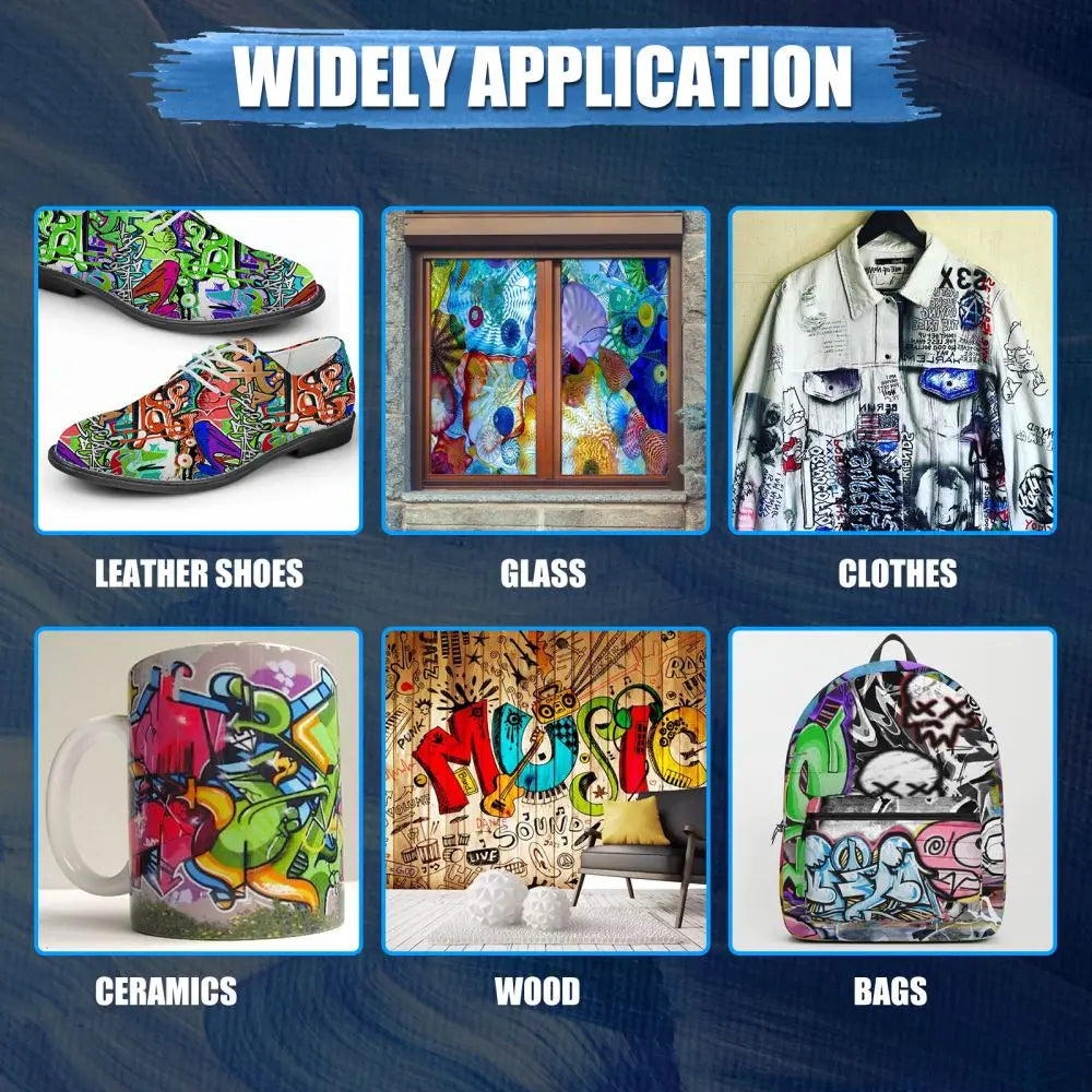 1Kit 24 Colour Acrylic Paint Colors Bottled Acrylic Paint Set Paint For Fabric Clothing Painting Rich For Leather DIY Pigment