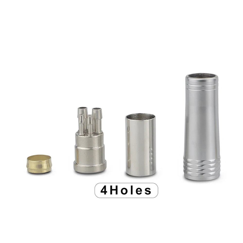 JNSUR 2/4 Holes Dental Handpiece Connector Dentistry Turbine Adaptor Hose Connector Dental Chair Accessories Parts Dentist Lab