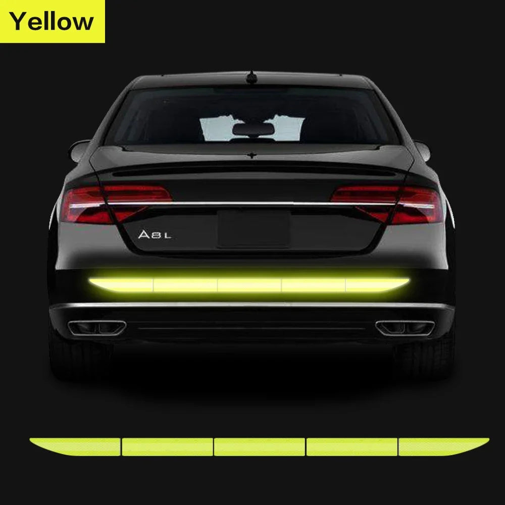 Reflective Car Sticker 90cm Reflective Warning Safety Tape Anti Collision Night Warning Reflective Sticker for Automobile Trunk