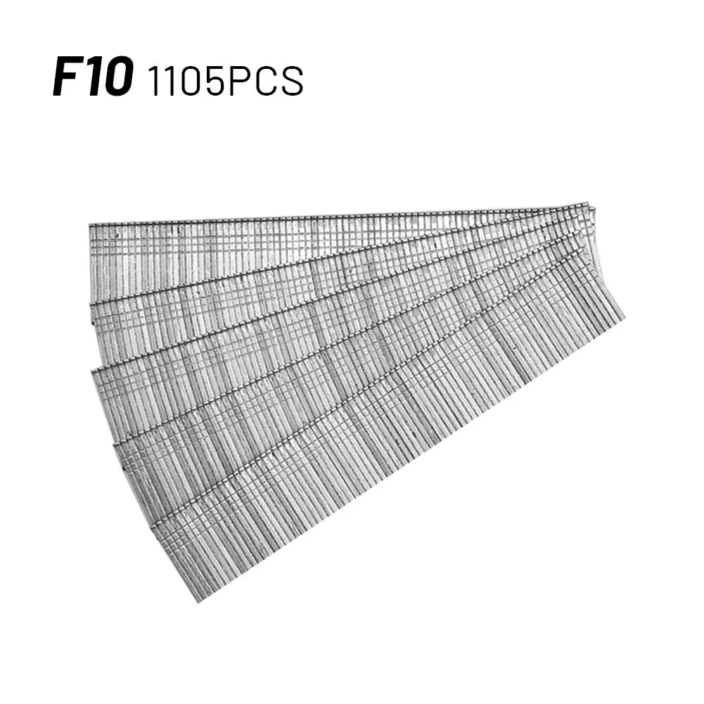 1105 Pcs Staples F15/F20/F25/F30 Straight Brad Nails For DIY Gardening Woodworking Home Improvement Hardware Fasteners Tools