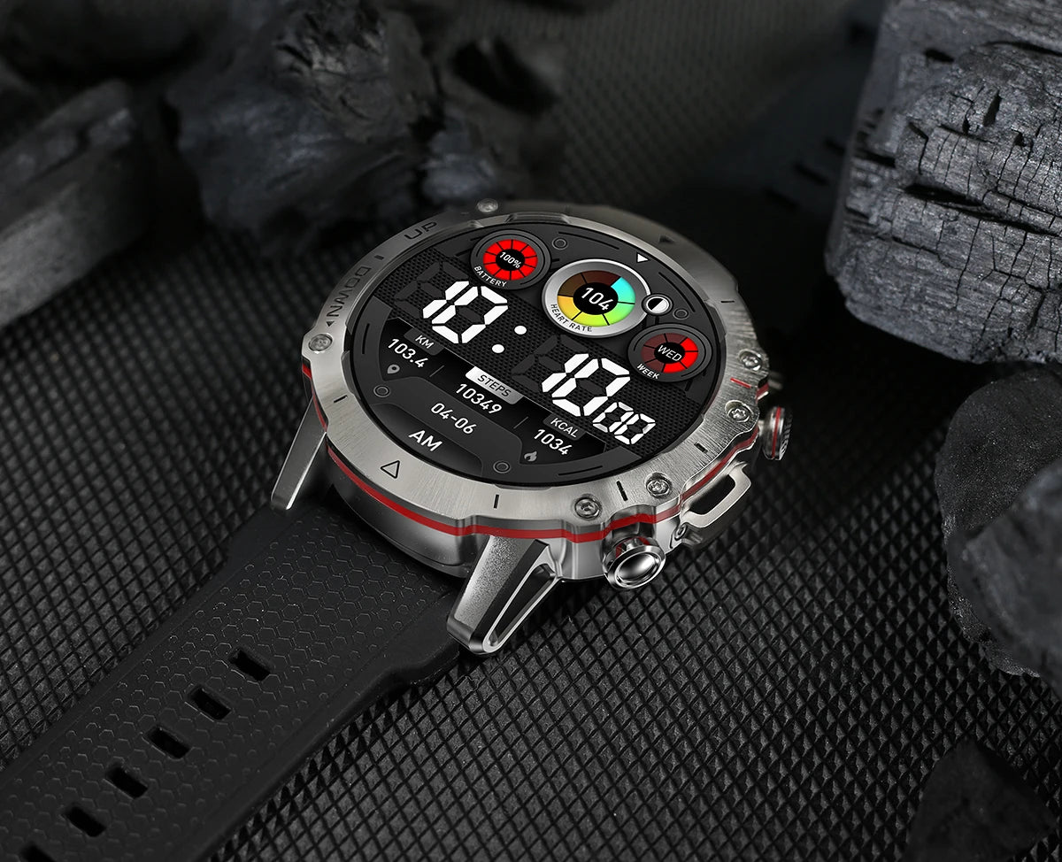 LEMFO Y7 Smart Watch Men 2024 IP68 Waterproof 100+ Sports Modes Bluetooth Call 360*360 Resolution HD Screen  Smartwatch for men