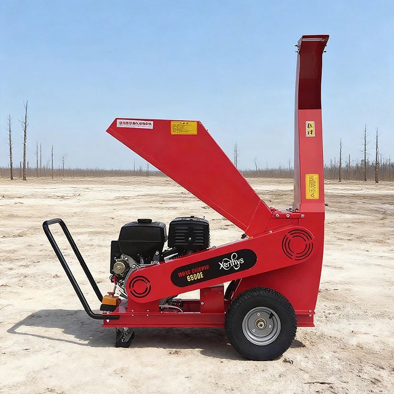 High Quality Branch Chipper Forest Wood Chipping Machine Farm Garden Electric Start Wood Crusher Shredder Branch Shredder