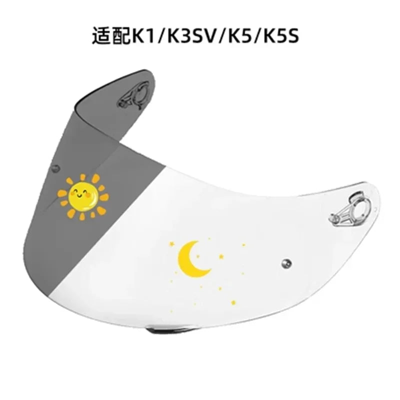For AGV K5 K5S K5-S K3SV K1 K1S Compact ST Motorcycle Helmet Visor Lens Shield Glasses Full face Pin Accesorios Para Moto Casque