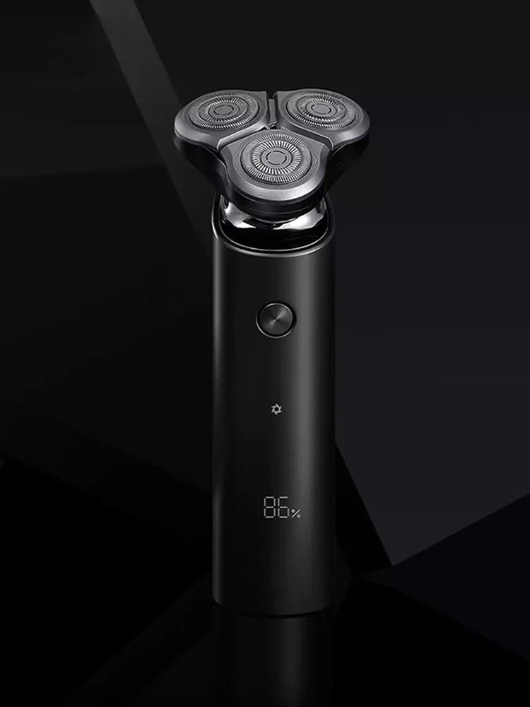 XIAOMI MIJIA Electric Shaver S500,Type-C Rechargeable Wet Dry Shaver Men’s,IPX7 Fully Waterproof,LED Display 60min Battery Life