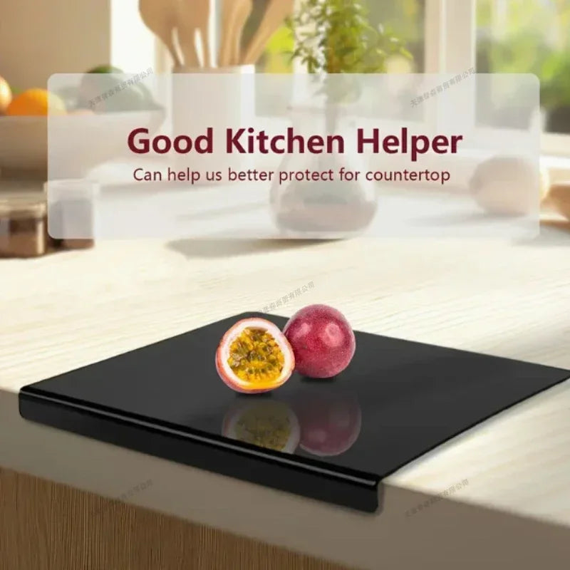 New High Quality Acrylic Cutting Boards Chopping Boards with Lip Anti-slip Countertop Protector Cheese Board Kitchen Accessories