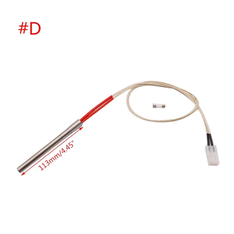 350W 220V Ignition Igniter Hot Rod Wood Pellet Stove 10*140/150/170mm M16*1.5