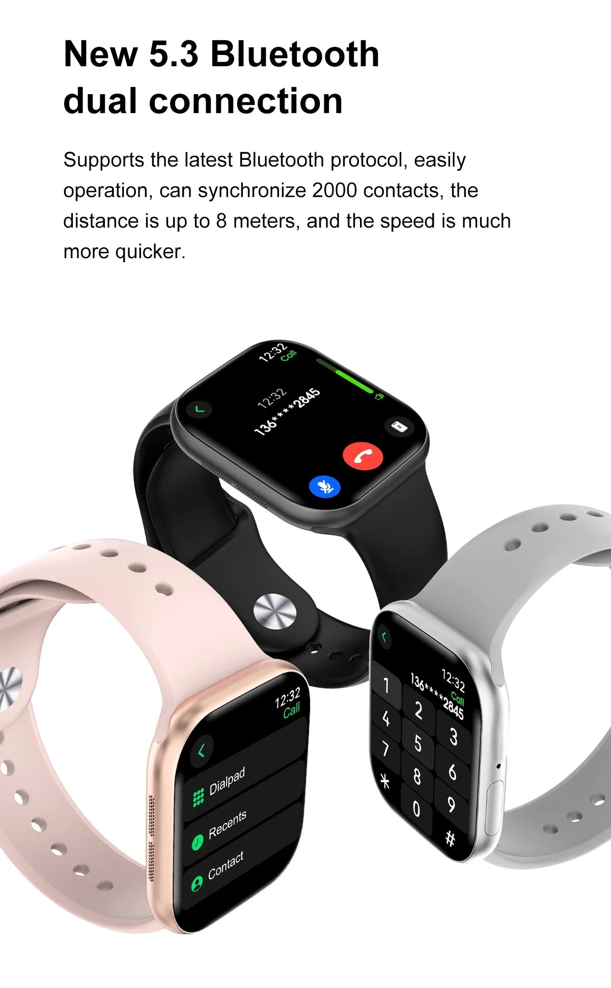 2025 Series 10 Watch 10 GPS Smart Watch Memory Music Video Bluetooth Call Heart Rate Waterproof NFC Smartwatch For Android IOS