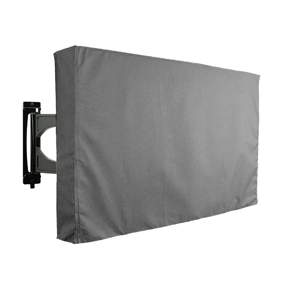 Outdoor TV Screen All-Purpose Dust Cover Black LCD Television Waterproof Resistant Protect Bag 24" 38" 42" 48" 52" 65inch