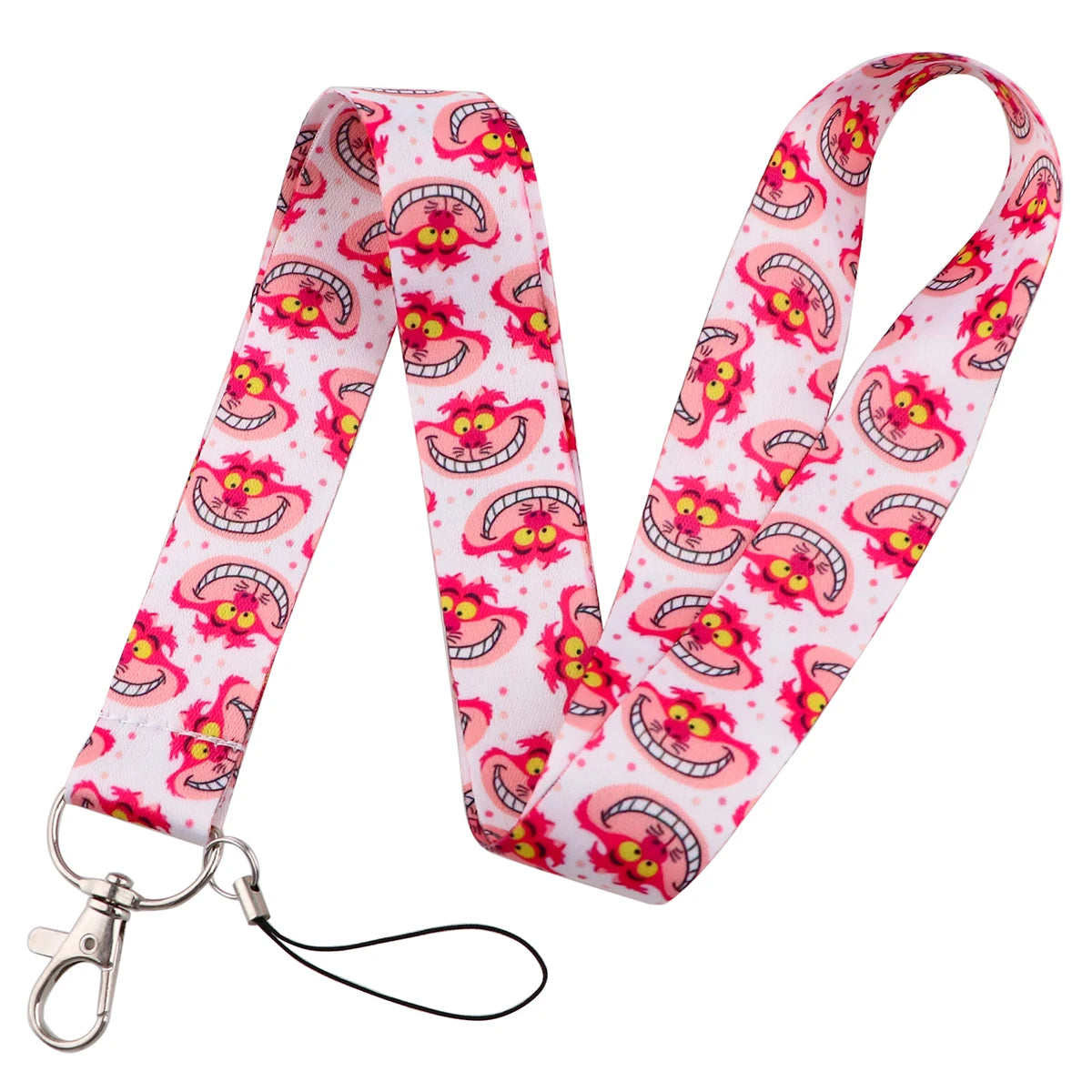 KKZ004 Mickey&Minnie Stitch Lanyard For Keys Keychain Badge Holder ID Credit Card Pass Hang Rope Lariat Phone Charm Gift