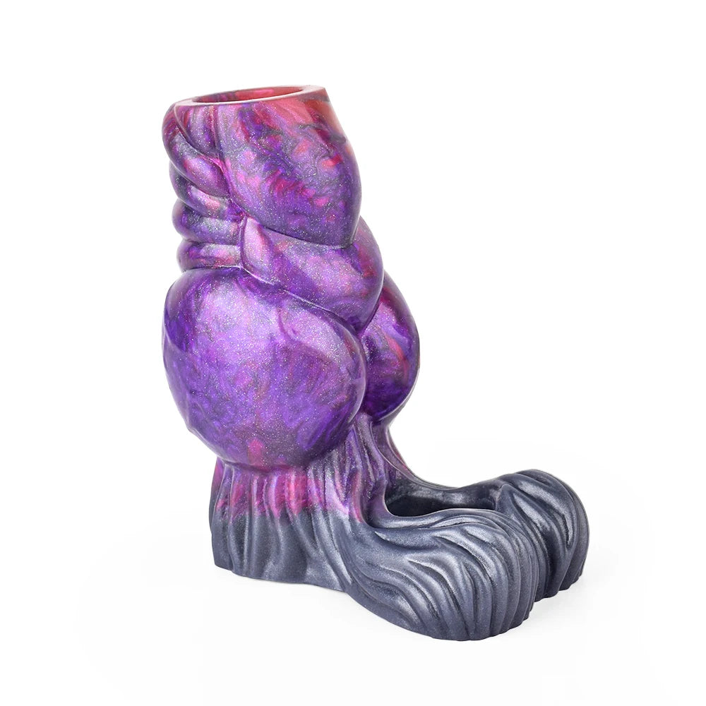 NNSX Animal Penis Sleeve Enlargement with Big Knot Silicone Fantasy Cock Sheath Adults Male Sex Toys for Couples