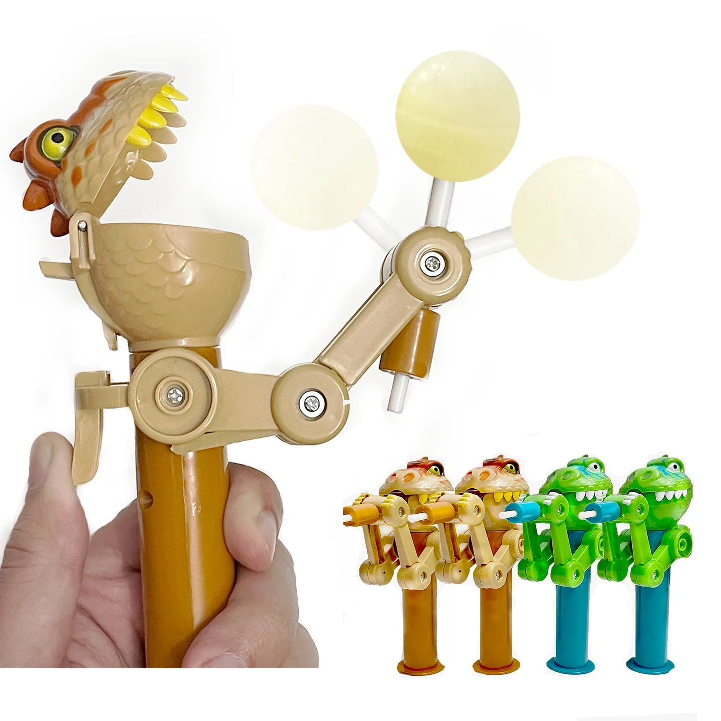 1/3/5PCS Dinosaur Lollipop Robot Holder Creative Eat Lollipop Pop Ups Case Candy Storage Christmas Gifts for Children