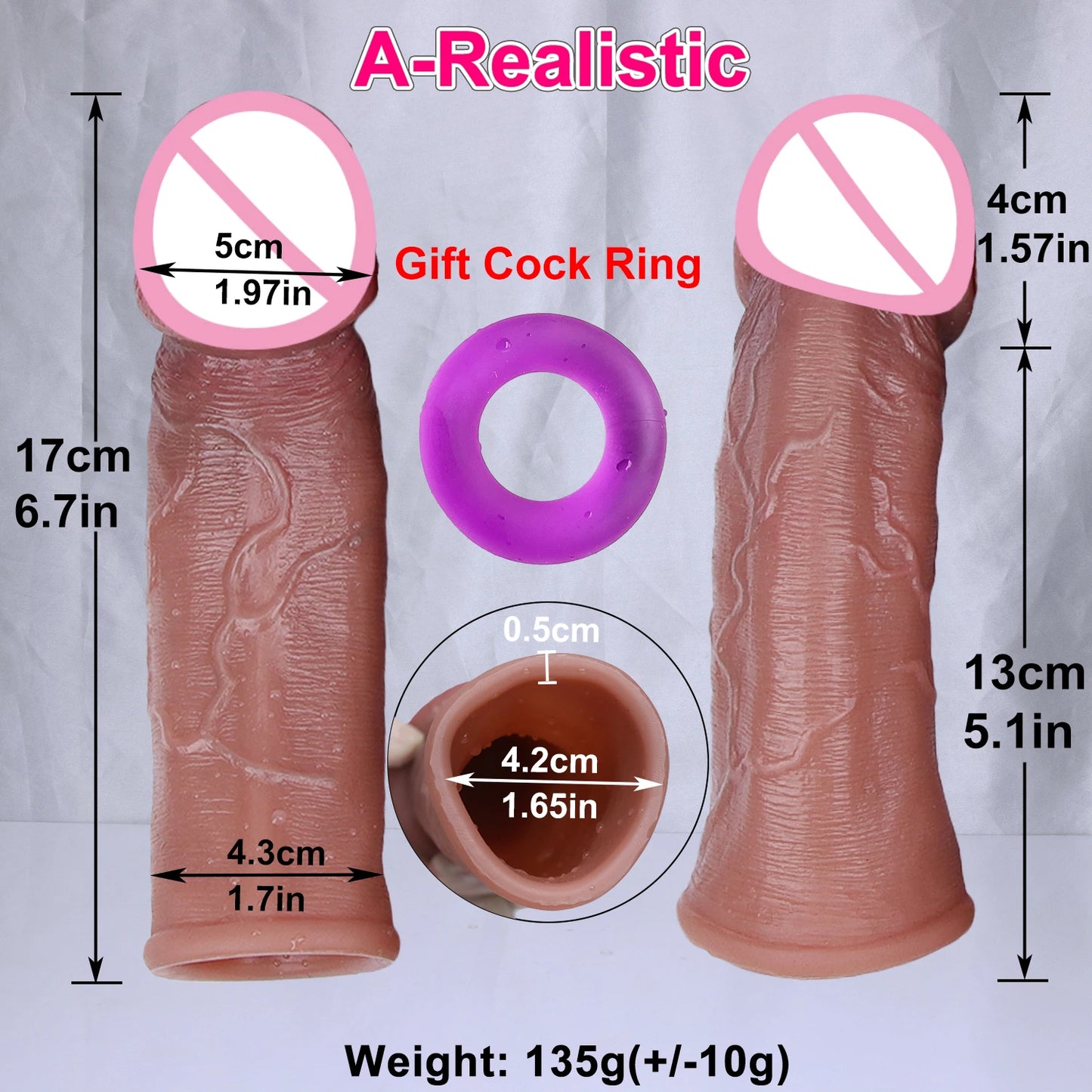 4 Styles Soft Realistic Enlarger Penis Sleeve Big Growth Real Silicone Dick Man Delayed Ejaculation Extend Cock Condom Sex Toy