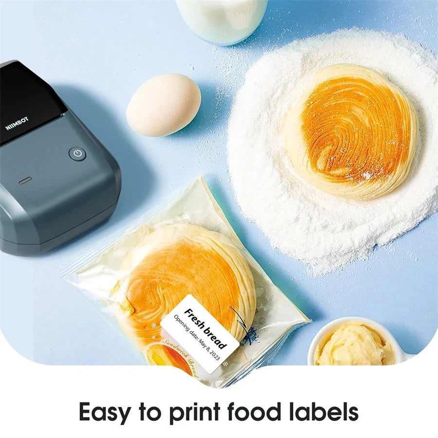Niimbot B1 Portable Thermal Printer Handheld Adhesive label printer For Wireless Bluetooth Tag Price Color Rolls Label Maker