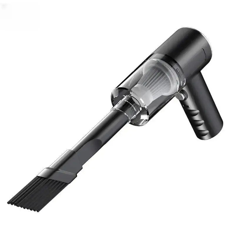 1pc Wireless Vacuum Cleaner Dual Use for Home and Car 120W High Power Powerful Vacuum Cleaner Black