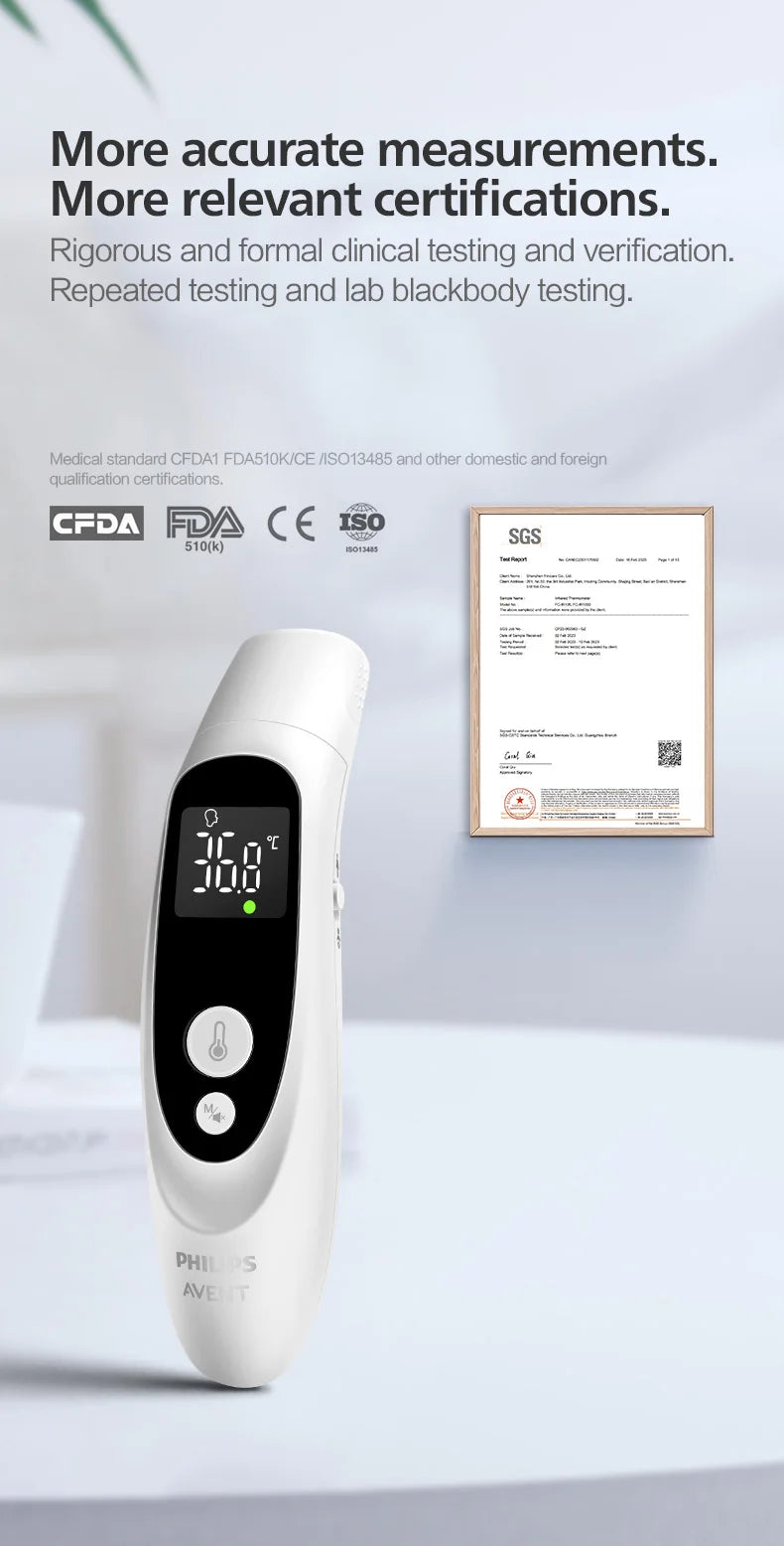 PHILIPS AVENT ear thermometer forehead thermometer two-in-one  Electronic thermometer Infant/Adult Temperature Measurement