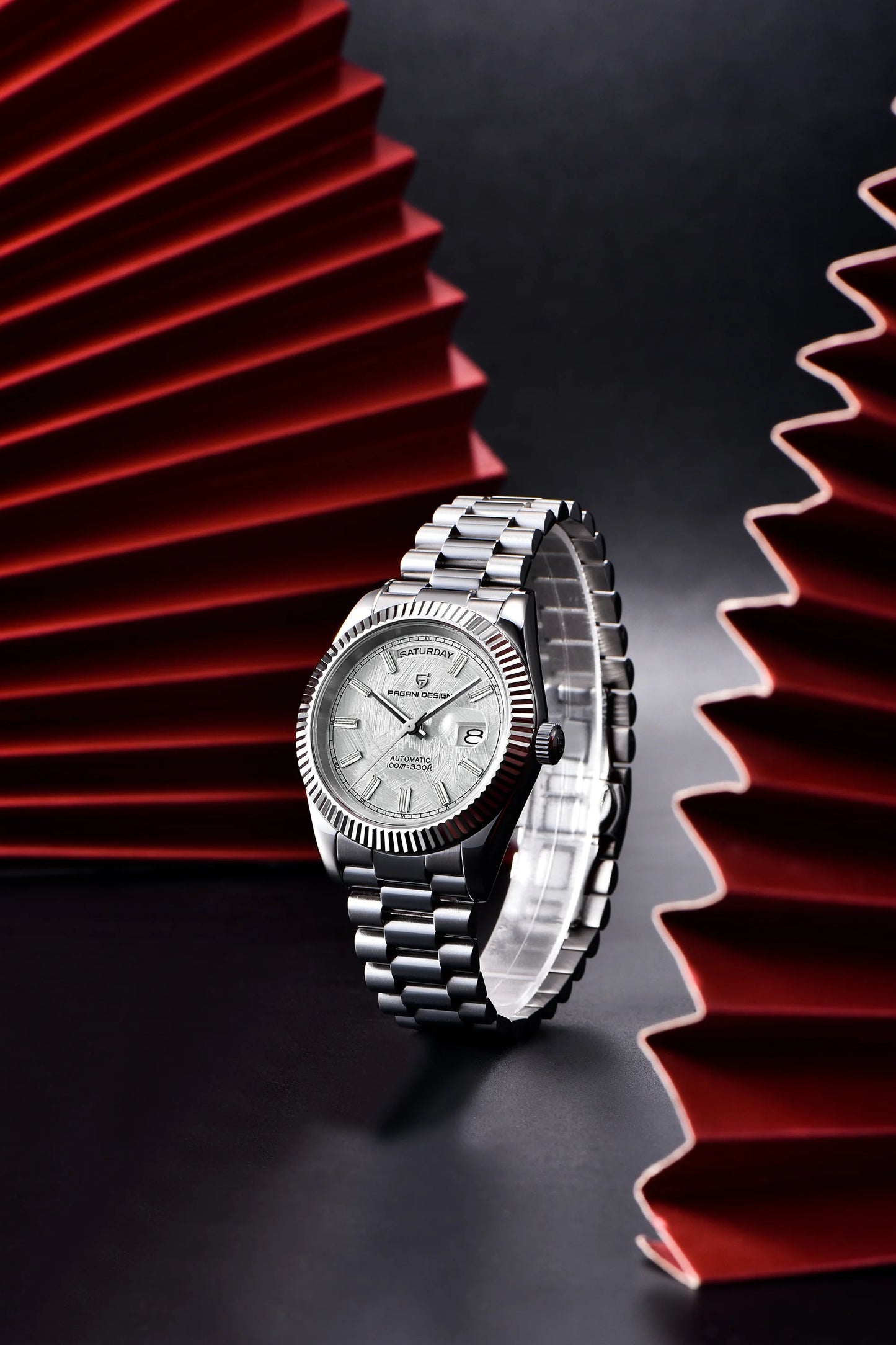 2025 New PAGANI DESIGN DD40 Luxury Rose Gold Automatic Watch For Men Mechanical Watches AR Sapphire Glass Date Wrist watch Men