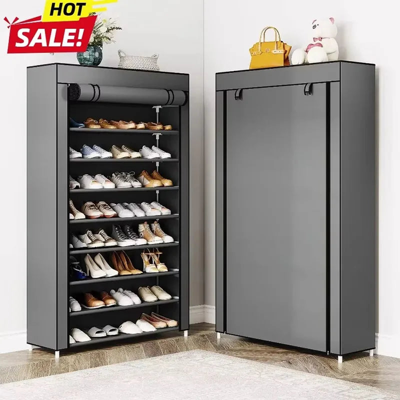 style dormitory door simple cabinet simple shoe rack multi-layer space saving and economical home dustproof shoe cabinet New