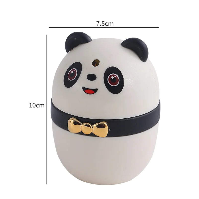1pc Toothpick Box Household Panda Creative Toothpick Canister Toothpick Jar Toothpick Bucket Floss Box Cotton Swab Storage Box