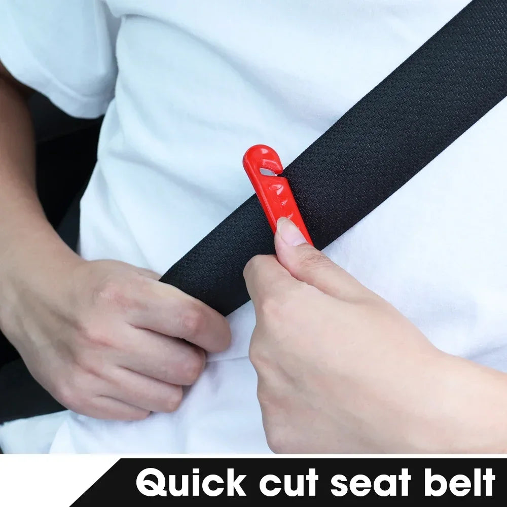 Car Buses Trucks Safety Hammer Multifunctional Seat Belt Cutter Window Breaking Hammer Portable Emergency Rescue Escape Tool