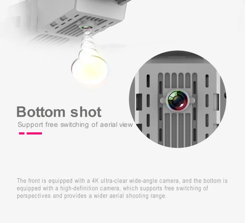 KOHR E88 Pro Drone 4K Professinal With 1080P Wide Angle HD Camera Foldable Quadcopt RC Helicopter WIFI FPV Height Hold Gift Toys